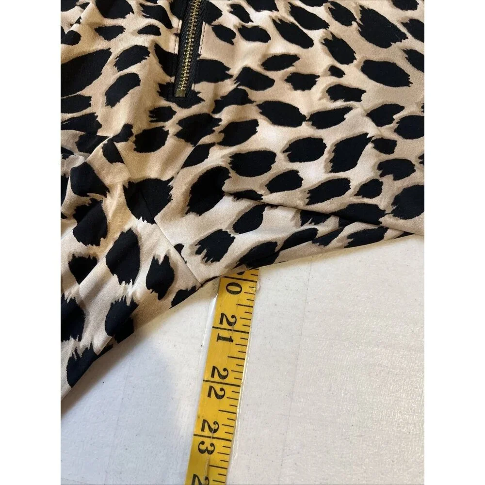 INC International Concepts Womens Animal Print Blouse Polyester/Spandex Large - Picture 7 of 7